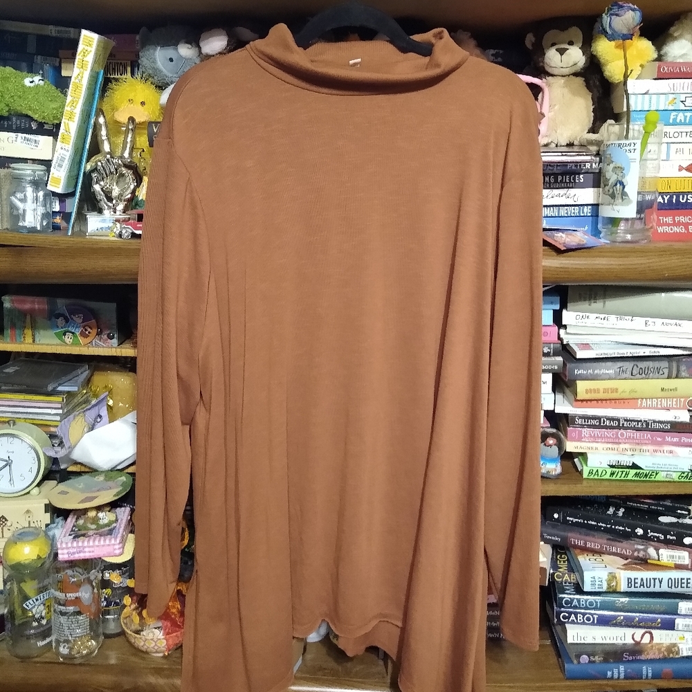 Turtleneck Long Sleeve Shirt
